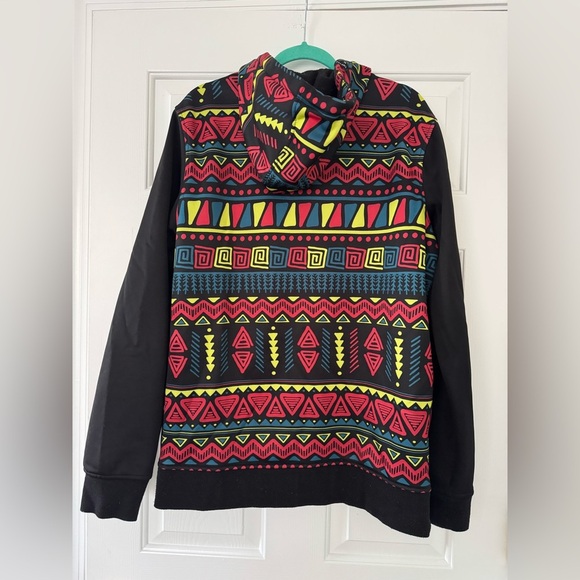 Empyre Aztec Multicolor Zip Up Hoodie - Picture 4 of 5
